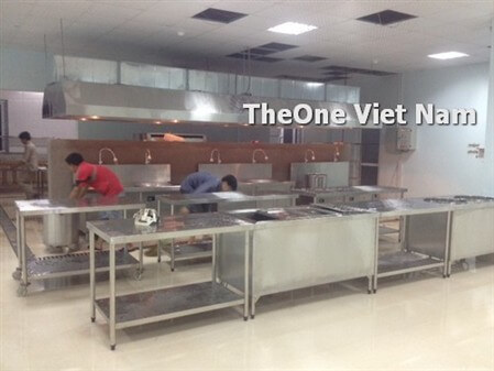 Cung cấp, lắp đặt hệ thống bếp công nghiệp inox tại Hà Nội